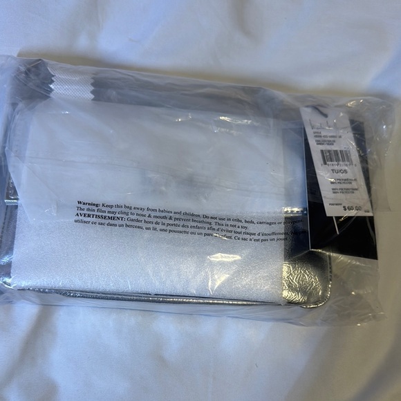 Nicole Miller Silver Crossbody Bag - Picture 5 of 5